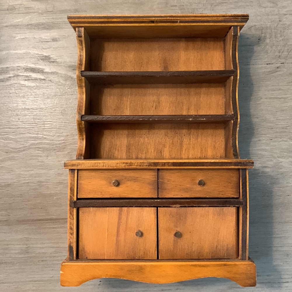 1970s Doll House Dining Hutch